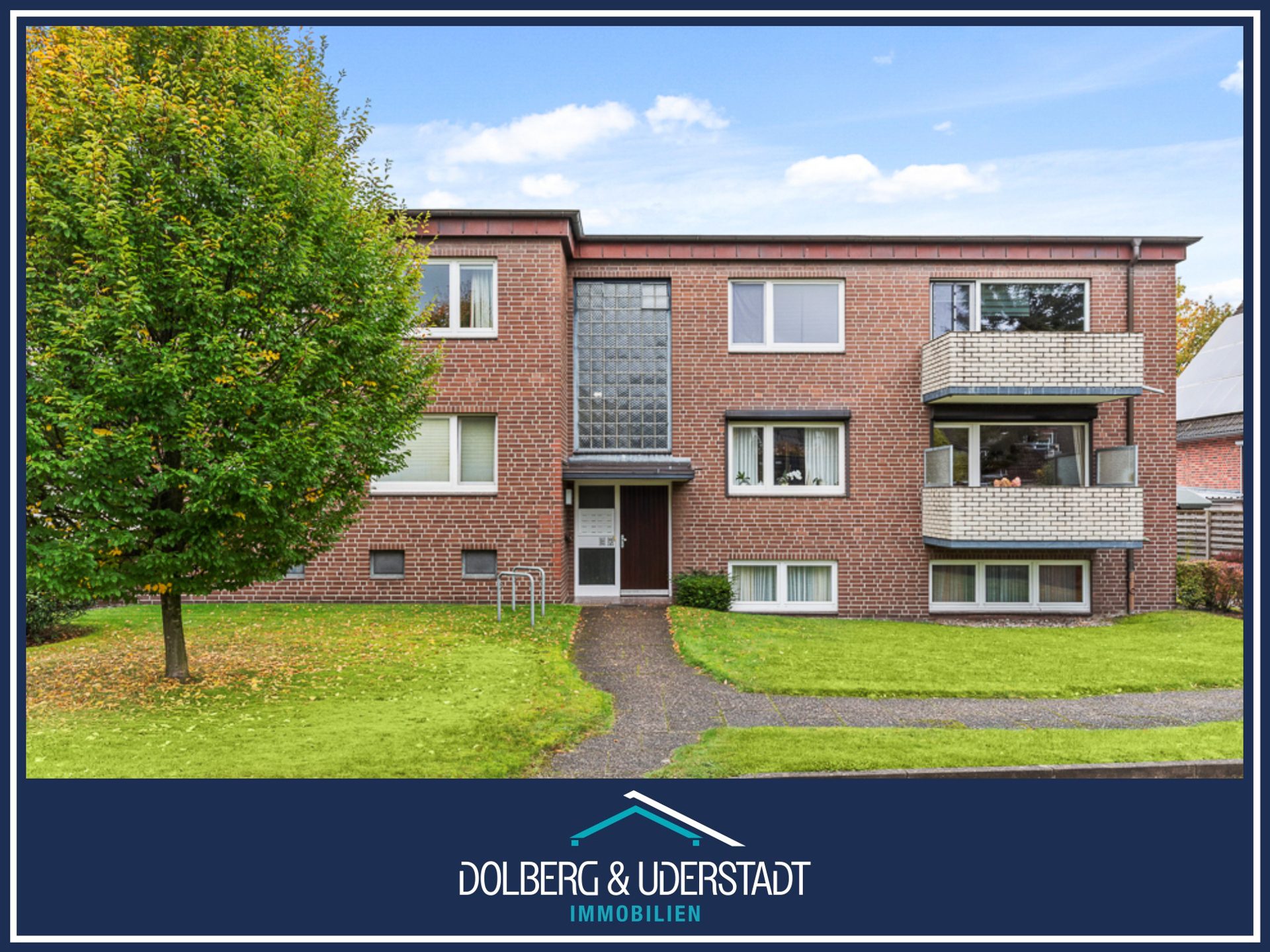 Immobilienangebot - Hamburg / Rahlstedt - Alle - Ruhige Wohnlage: 3 Zimmer-Eigentumswohnung mit Balkon und Garage