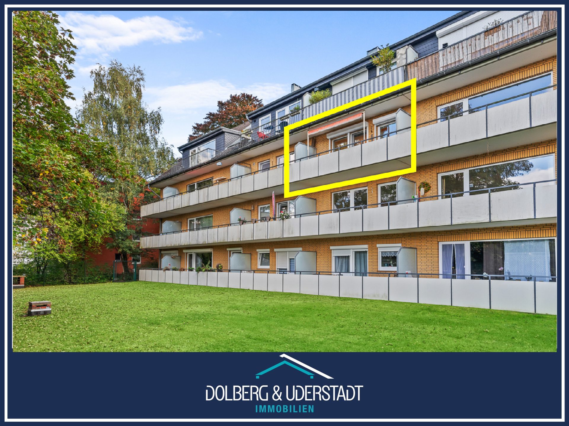 Immobilienangebot - Hamburg / Tonndorf - Alle - Ihr neues Zuhause - helle 3-Zimmer-Wohnung mit Balkon und TG-Stellplatz