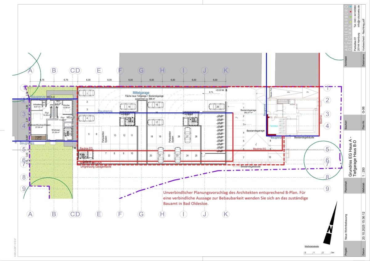 Immobilienangebot - Glinde - Alle - Bauplatz für ca. 2.607 m² Wohn- und Gewerbefläche direkt im Zentrum!