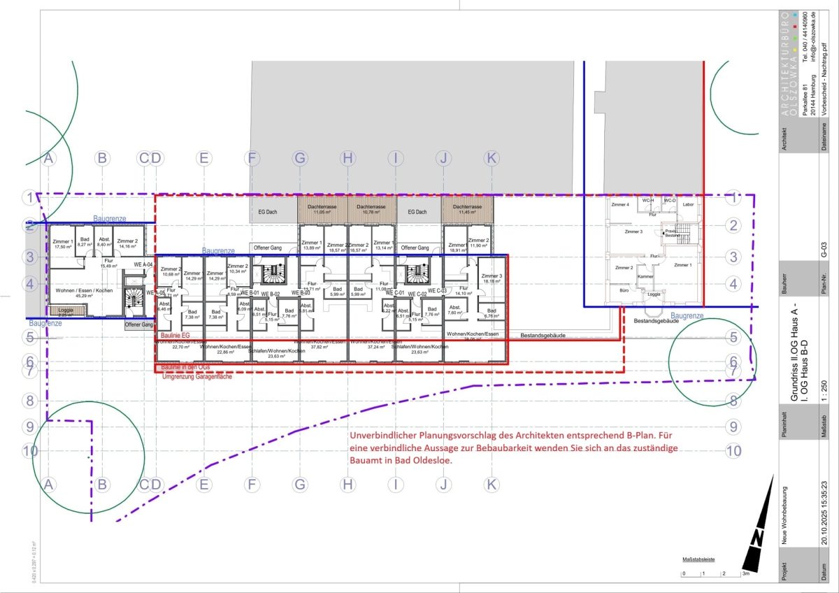 Immobilienangebot - Glinde - Alle - Bauplatz für ca. 2.607 m² Wohn- und Gewerbefläche direkt im Zentrum!