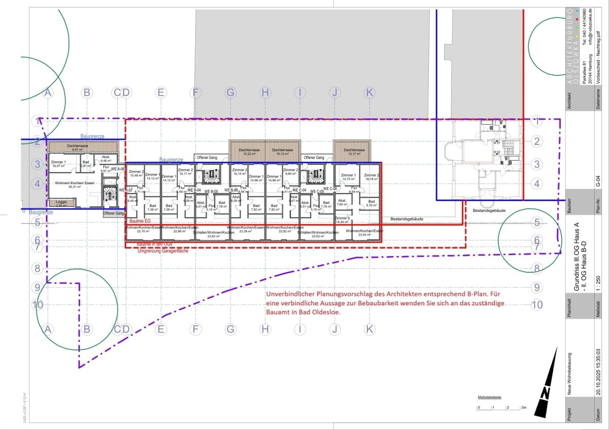Immobilienangebot - Glinde - Alle - Bauplatz für ca. 2.607 m² Wohn- und Gewerbefläche direkt im Zentrum!