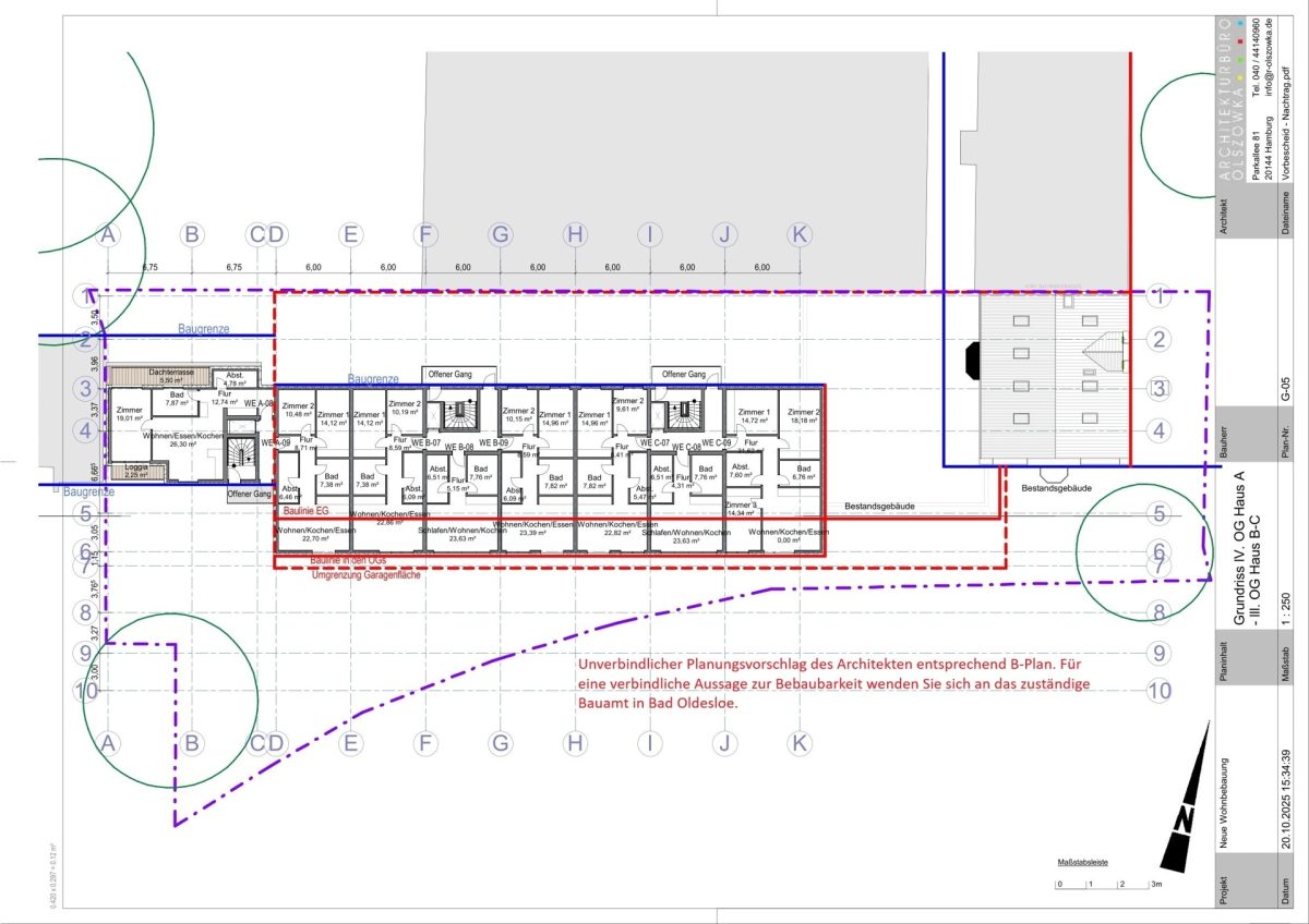 Immobilienangebot - Glinde - Alle - Bauplatz für ca. 2.607 m² Wohn- und Gewerbefläche direkt im Zentrum!