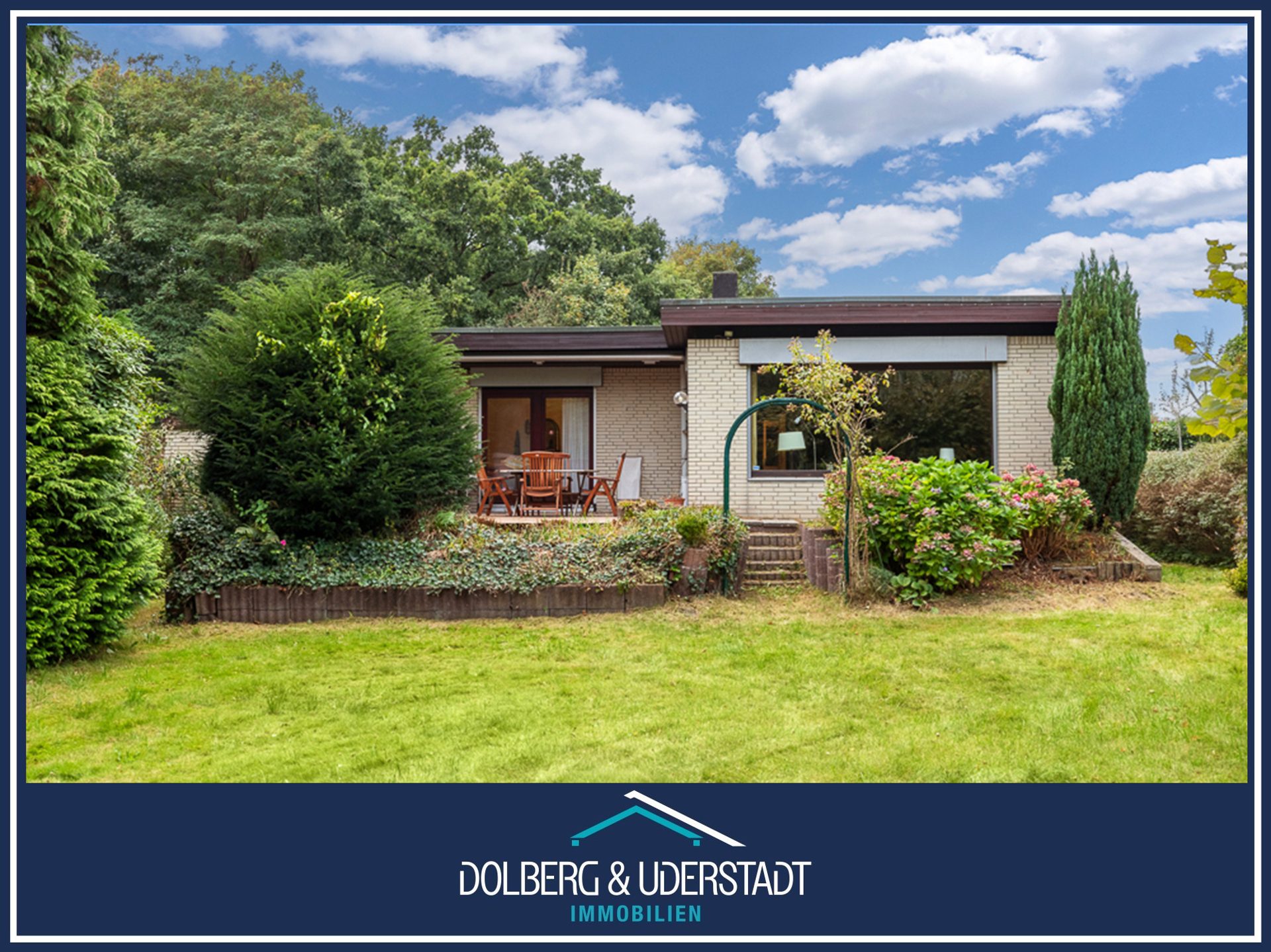 Immobilienangebot - Hamburg / Schiffbek - Alle - Bungalow mit Vollkeller auf herrlichem Grundstück in ruhigem Wohngebiet