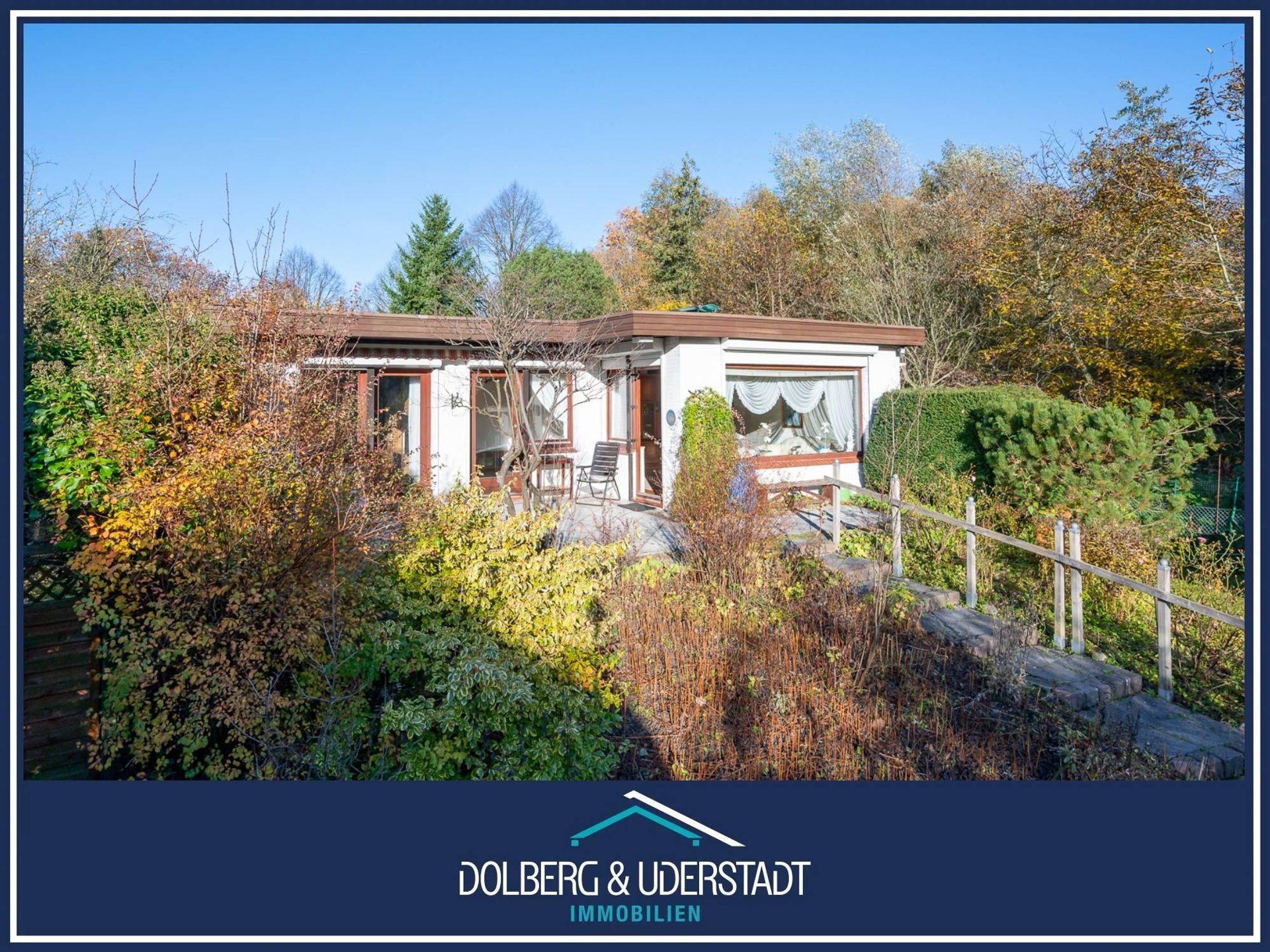 Immobilienangebot - Hamburg / Rahlstedt - Alle - Bungalow in zweiter Reihe – naturnahes und großzügiges Wohnen auf einer Ebene mit herrlichem Garten