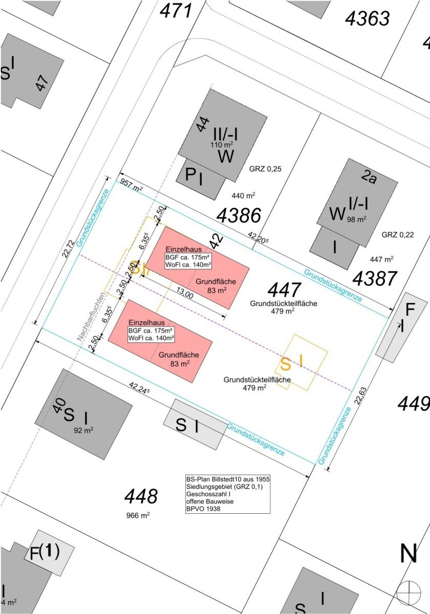 Immobilienangebot - Hamburg / Billstedt - Alle - Schönes Baugrundstück in Hamburg-Schiffbek – ideal für ein modernes Einfamilienhaus