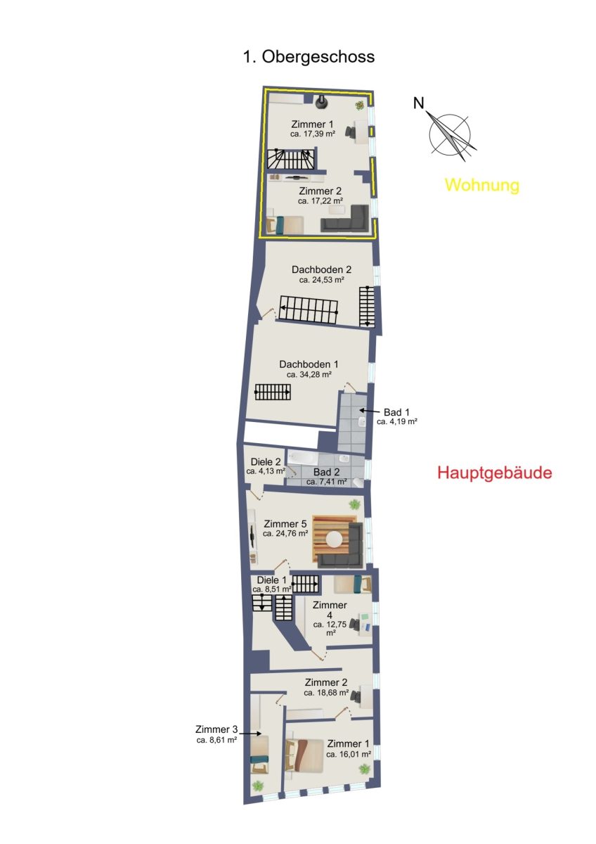 Immobilienangebot - Lübeck / Innenstadt - Alle - Wohn- und Geschäftshaus im Herzen des Lübecker Zentrums
