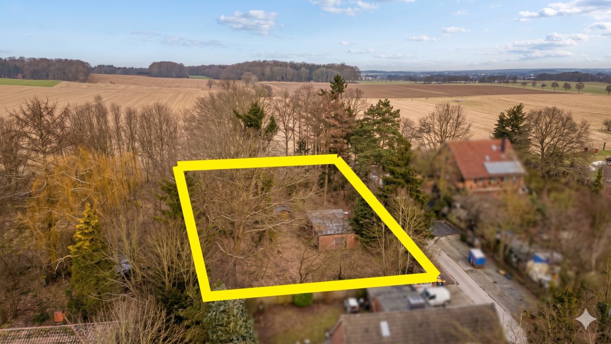Immobilienangebot - Gödenstorf / Lübberstedt - Alle - 1500m² Baugrundstück in der Lüneburger Heide, Feldrandlage und Sackgassenende