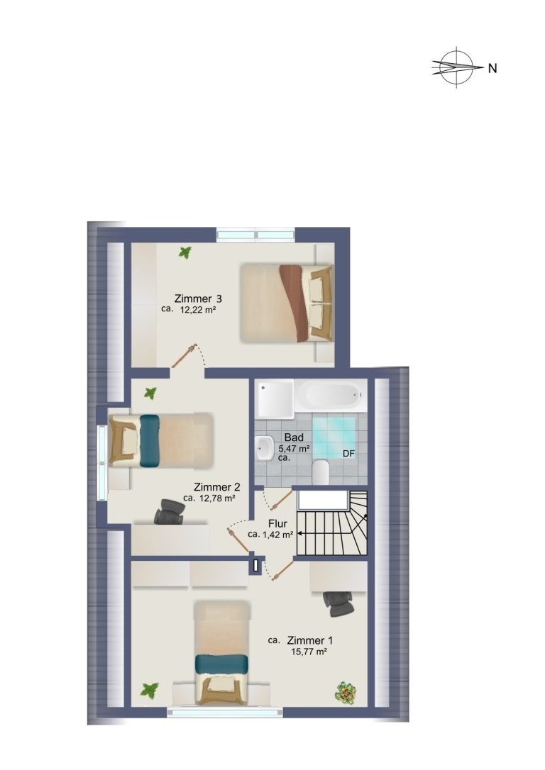 Immobilienangebot - Hamburg / Rahlstedt - Alle - Ihr modernisiertes familienfreundliches Zuhause im grünen Hamburg-Rahlstedt
