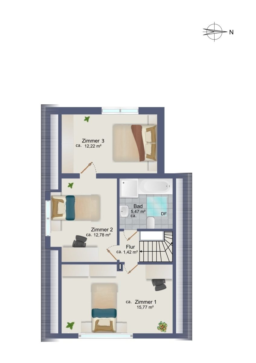 Immobilienangebot - Hamburg / Rahlstedt - Alle - Ihr modernisiertes familienfreundliches Zuhause im grünen Hamburg-Rahlstedt