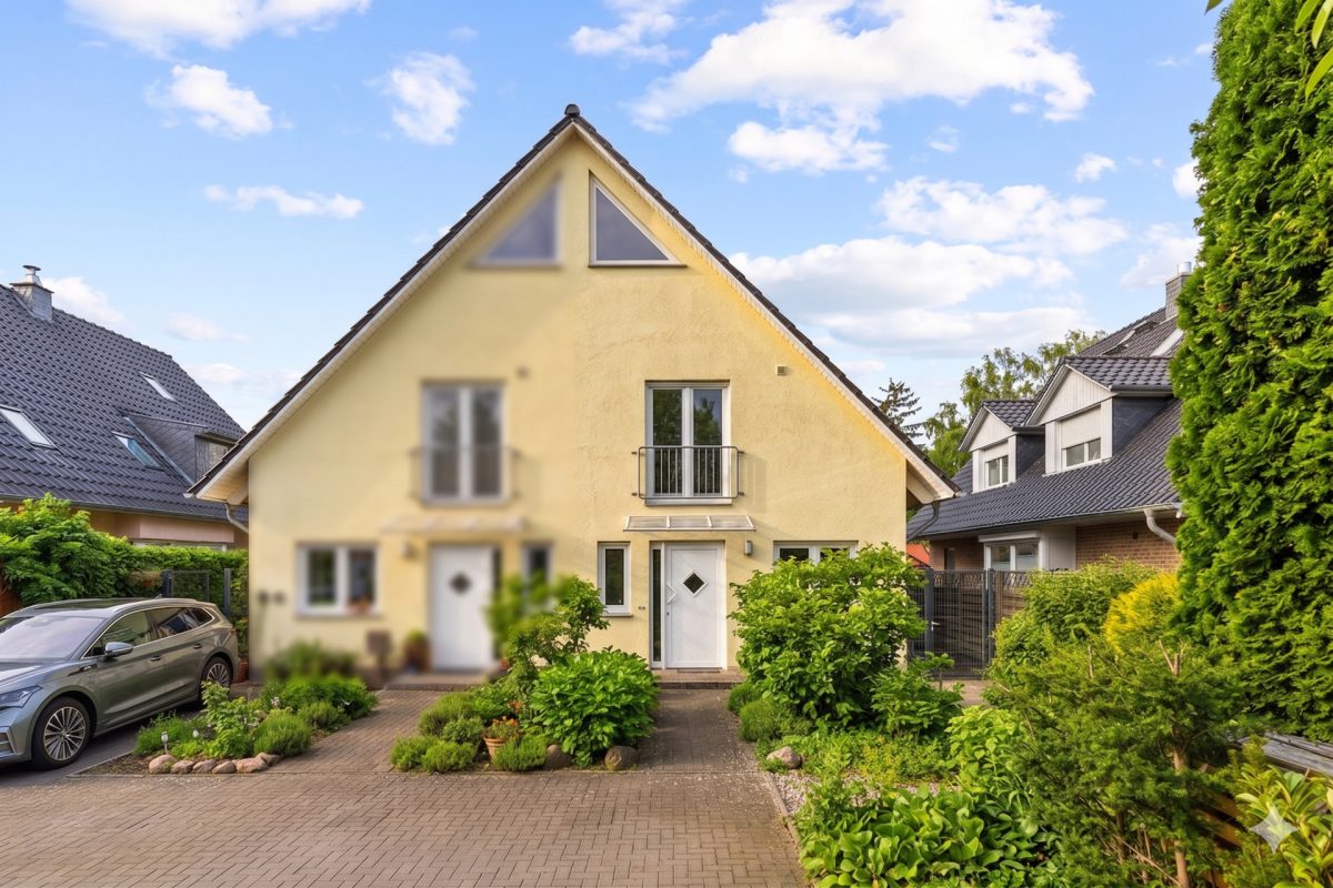 Immobilienangebot - Hamburg / Rahlstedt - Alle - Doppelhaushälfte mit eigenem Garten - Effizienzklasse C