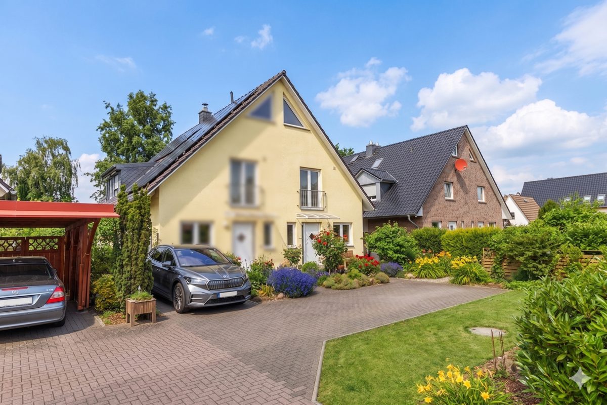 Immobilienangebot - Hamburg / Rahlstedt - Alle - Doppelhaushälfte mit eigenem Garten - Effizienzklasse C