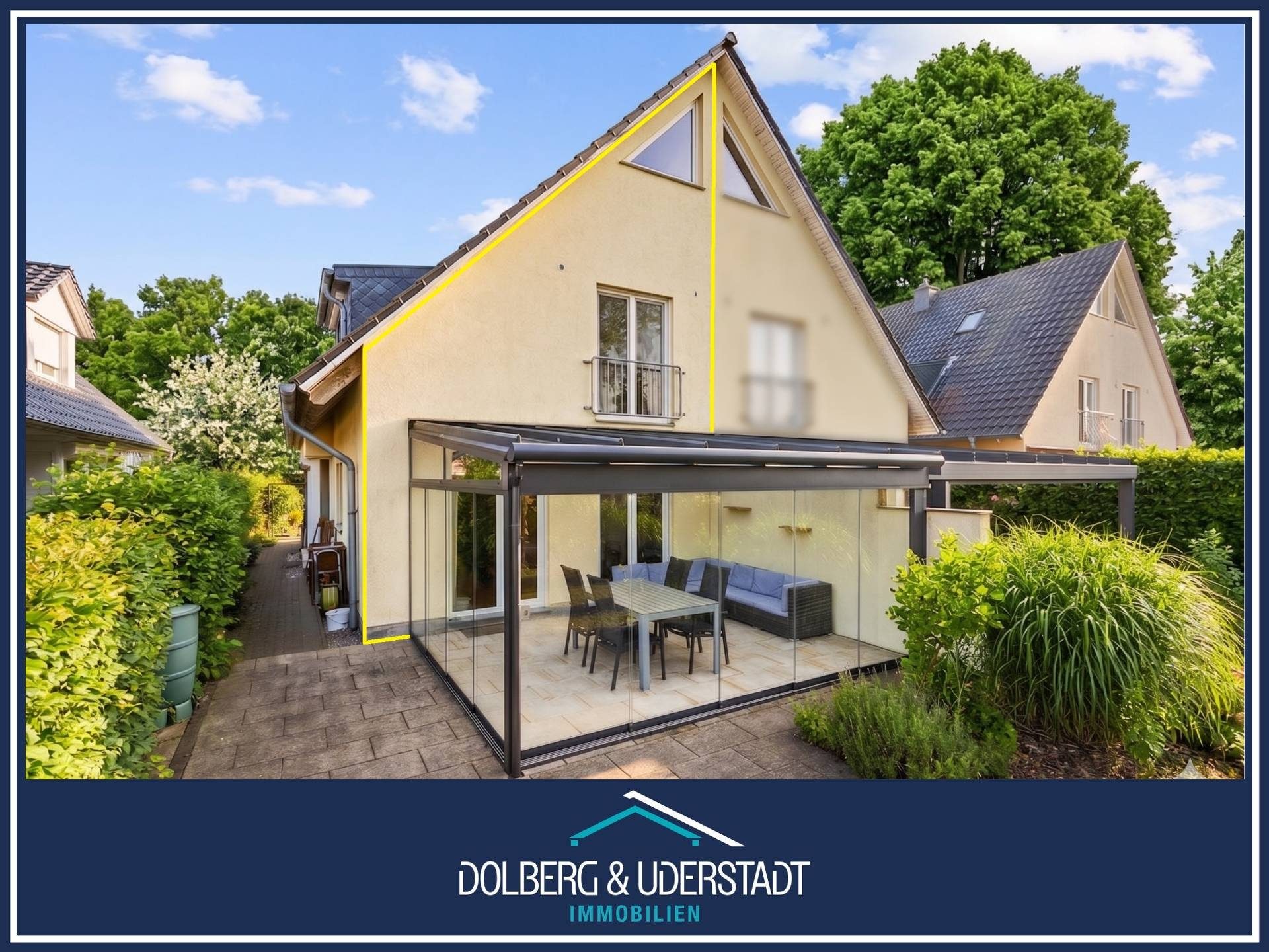 Immobilienangebot - Hamburg / Rahlstedt - Alle - Doppelhaushälfte mit eigenem Garten - Effizienzklasse C