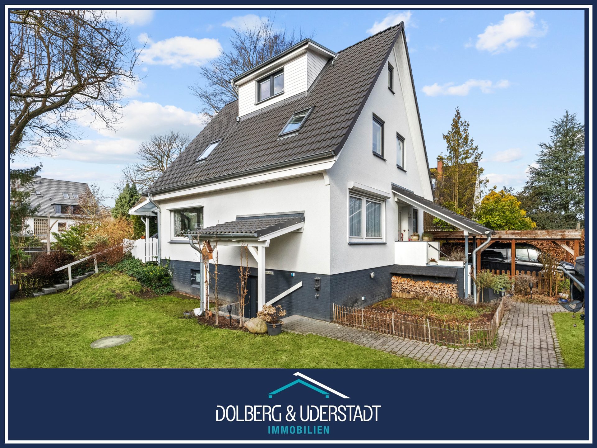 Immobilienangebot - Hamburg / Rahlstedt - Alle - NUR NOCH WARTELISTE ! Wohnen wie im Einfamilienhaus! Doppelhaushälfte zentral in Rahlstedt