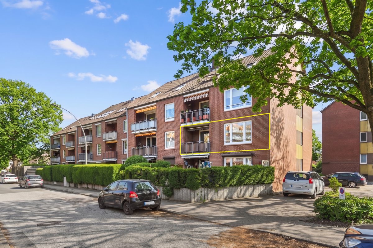 Immobilienangebot - Halstenbek - Alle - Sonnige Balkonwohnung mit Stellplatz in Halstenbek