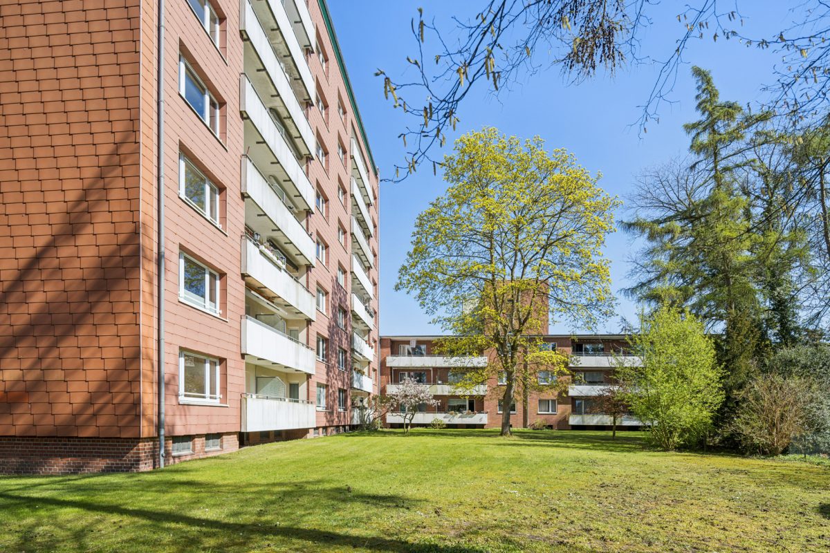Immobilienangebot - Wedel - Alle - Helle 3-Zimmer-Wohnung mit Süd-Balkon, Aufzug & Stellplatz in Wedel