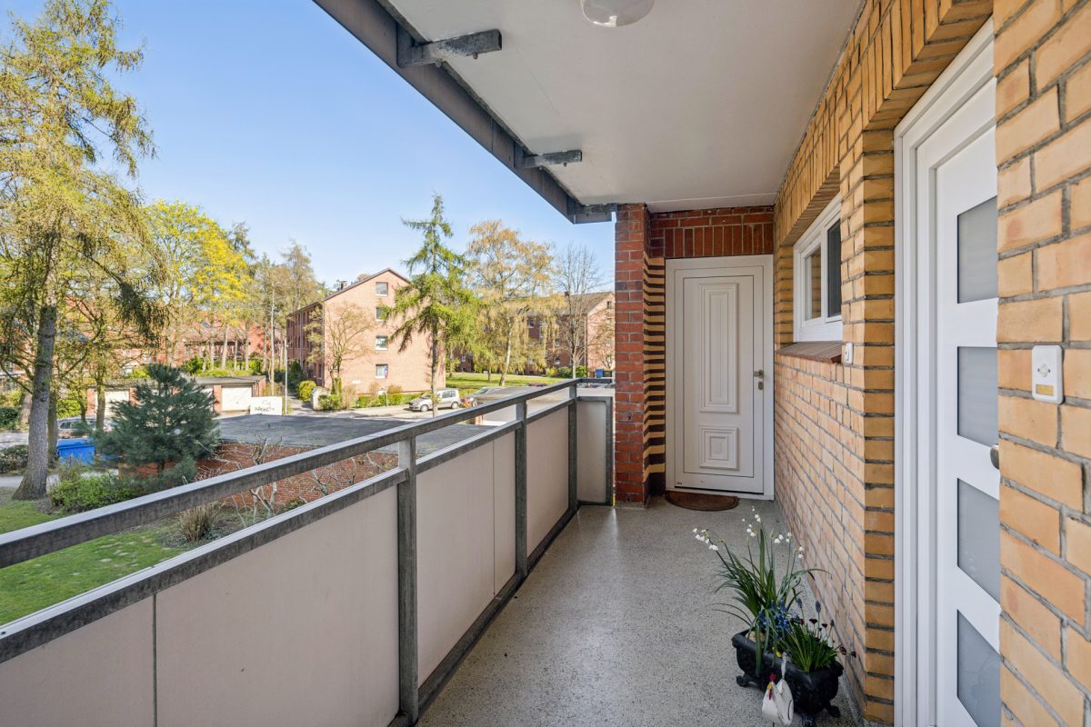 Immobilienangebot - Wedel - Alle - Helle 3-Zimmer-Wohnung mit Süd-Balkon, Aufzug & Stellplatz in Wedel