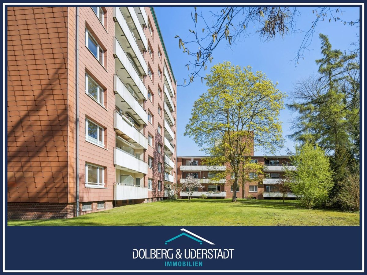 Immobilienangebot - Wedel - Alle - Helle 3-Zimmer-Wohnung mit Süd-Balkon, Aufzug & Stellplatz in Wedel