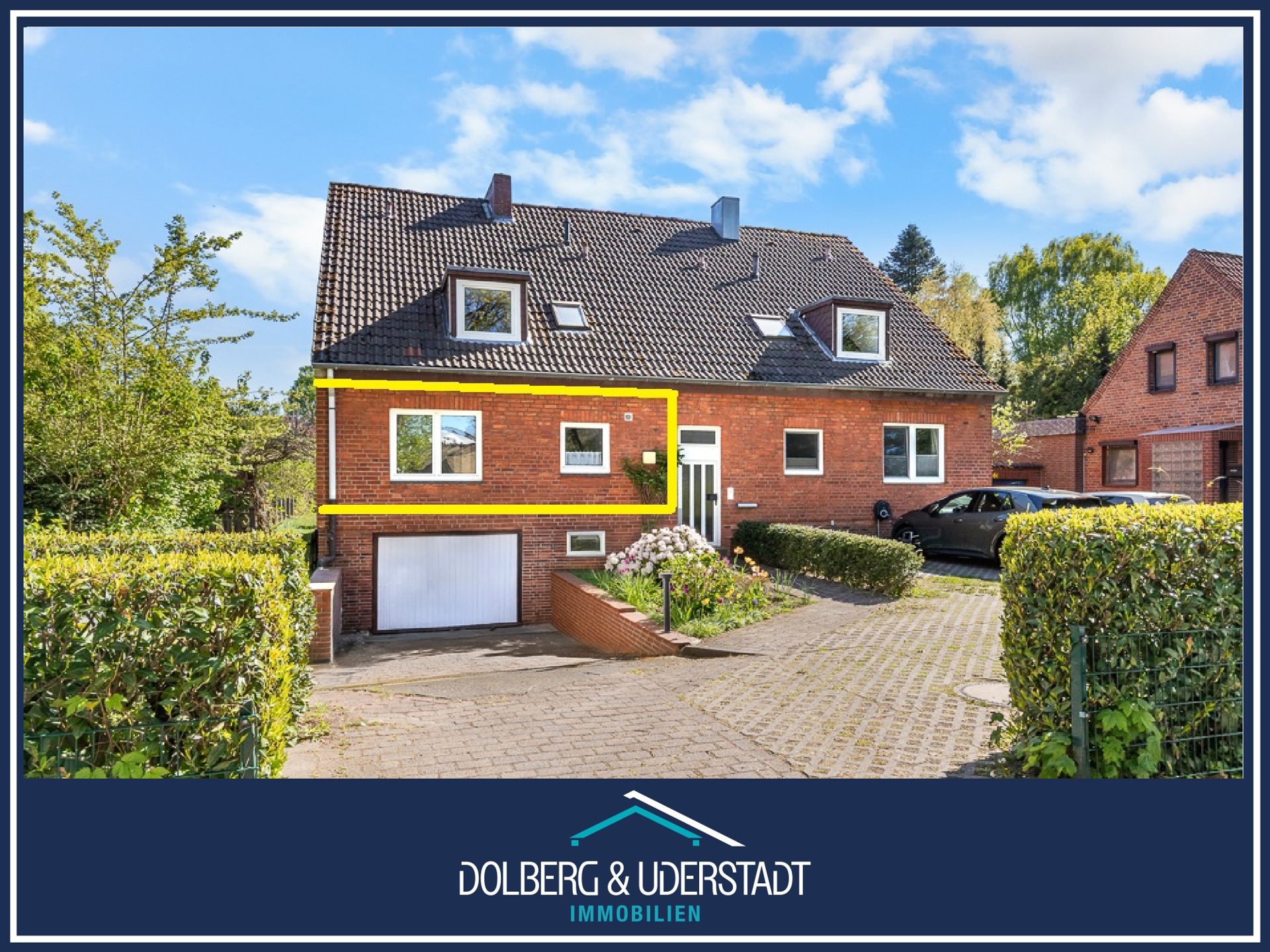 Immobilienangebot - Hamburg / Billstedt - Alle - Helle 2,5-Zimmer-Hochparterre-Wohnung in Billstedt, inklusive Garten und sonniger Terrasse