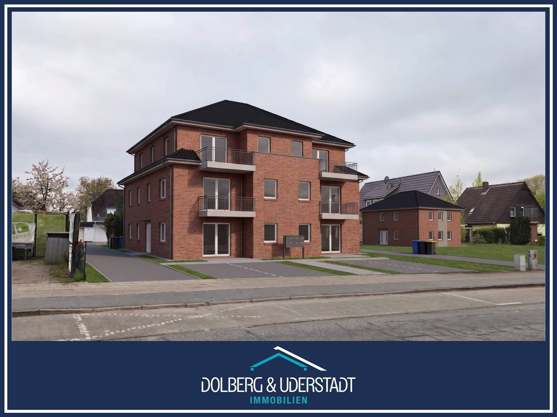 Immobilienangebot - Barsbüttel - Alle - Baugrundstück für genehmigtes MFH 5WE ca. 320m² WFL + EFH 2WE ca. 200 m² WFL in Barsbüttel