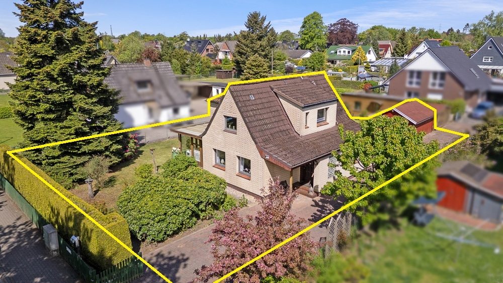 Immobilienangebot - Norderstedt - Alle - Einfamilienhaus in Feldrandlage – Ruhe, Platz und Potenzial vereint