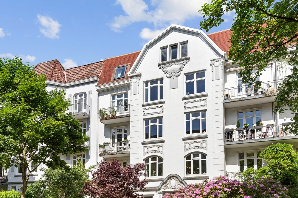 Immobilienangebot - Hamburg / Hoheluft-Ost - Alle - Einzigartiges Wohnen über den Dächern - Loft-Charakter trifft Gründerzeitcharme in Hoheluft-Ost