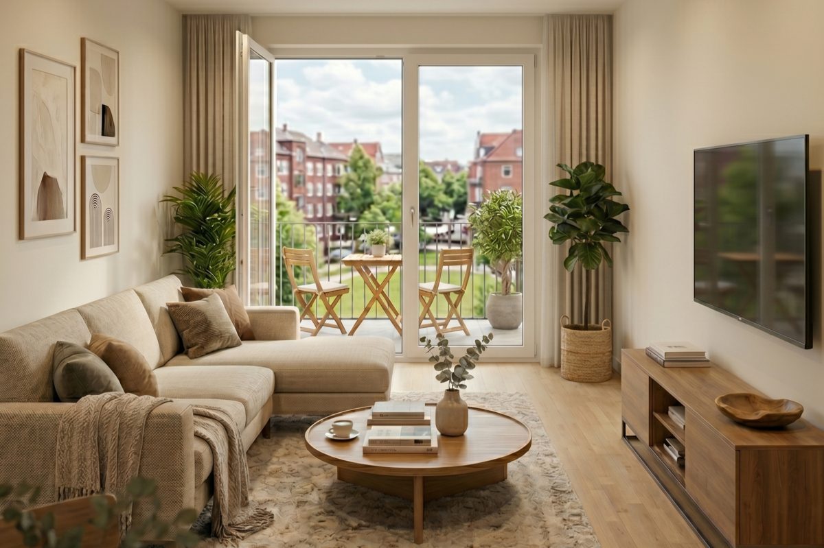 Immobilienangebot - Hamburg / Bergedorf - Alle - Großzügige 3-Zimmer-Wohnung mit Südbalkon, Tiefgarage & Aufzug in grüner Wohnlage
