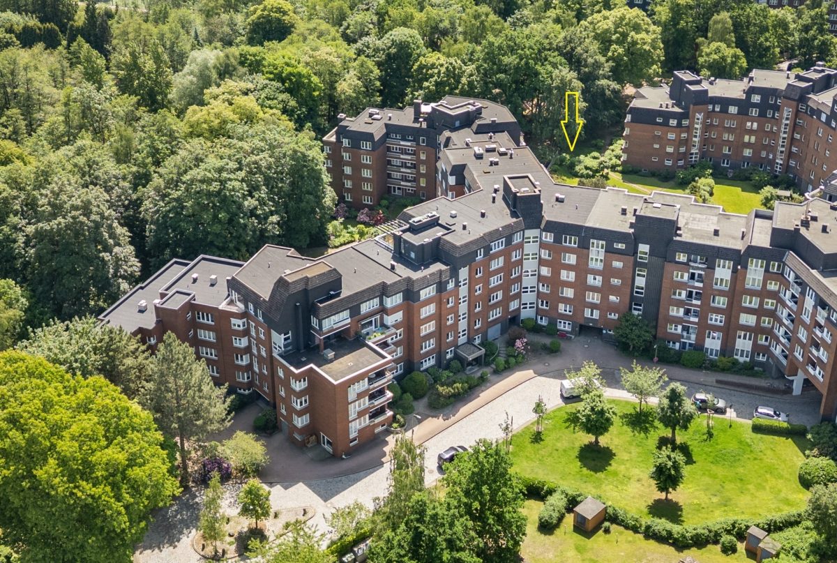 Immobilienangebot - Hamburg / Bergedorf - Alle - Großzügige 3-Zimmer-Wohnung mit Südbalkon, Tiefgarage & Aufzug in grüner Wohnlage