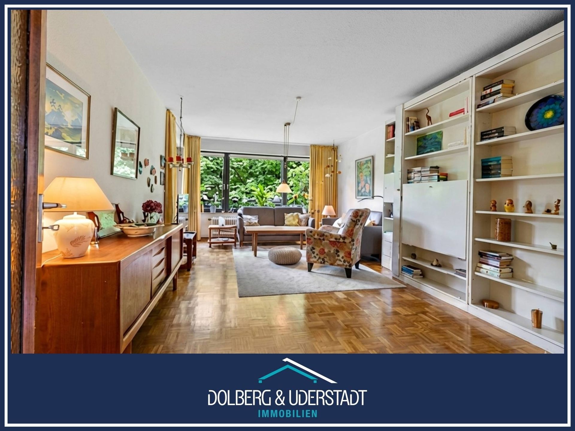 Immobilienangebot - Hamburg / Rahlstedt - Alle - Helle 4-Zimmer-Wohnung mit Parkblick, Aufzug und Tiefgaragenstellplatz in Alt-Rahlstedt