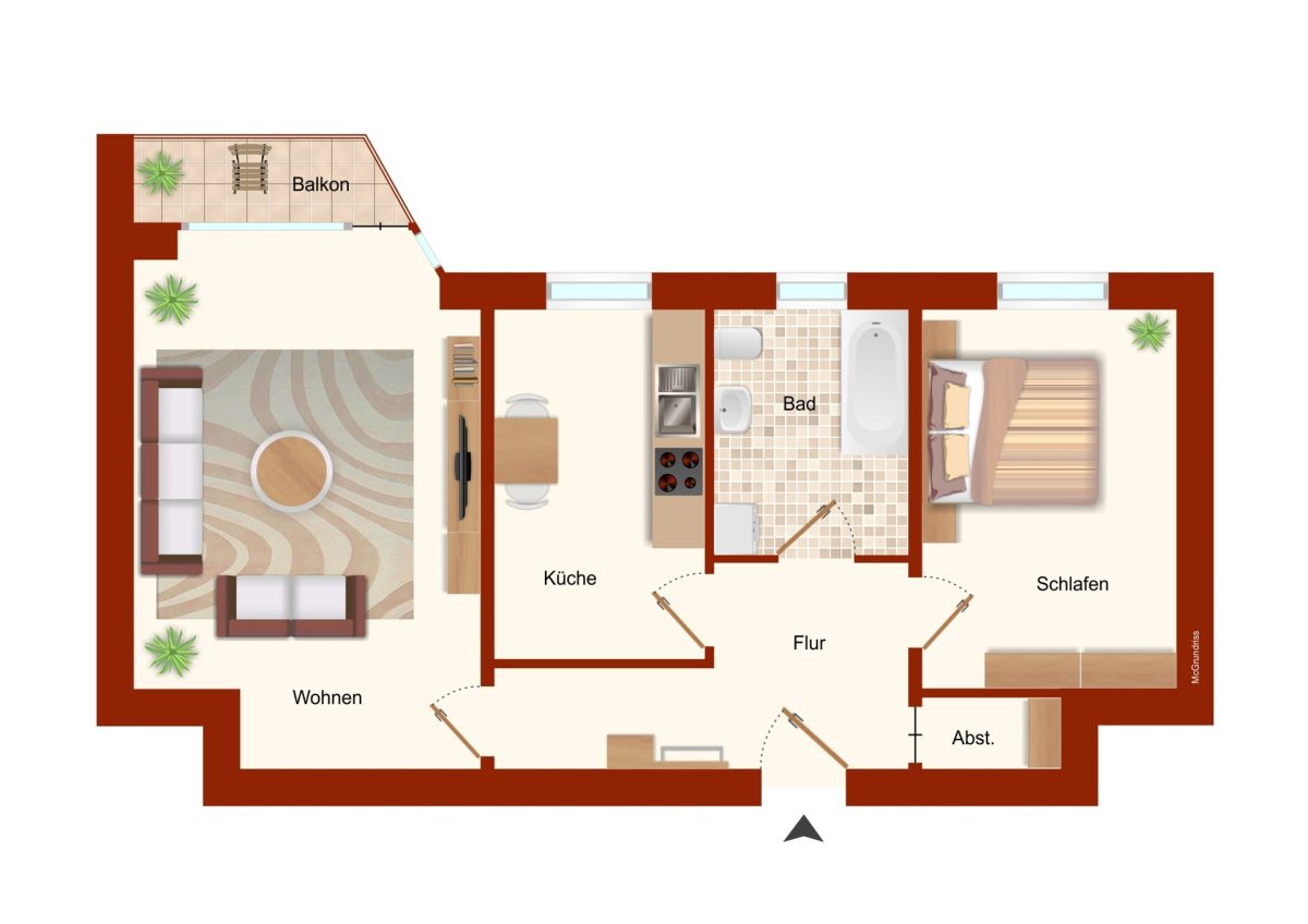 Immobilienangebot - Schenefeld - Alle - Zwei Zimmer Wohnung in kleiner Wohnanlage
im Herzen von Schenefeld bei Itzehoe