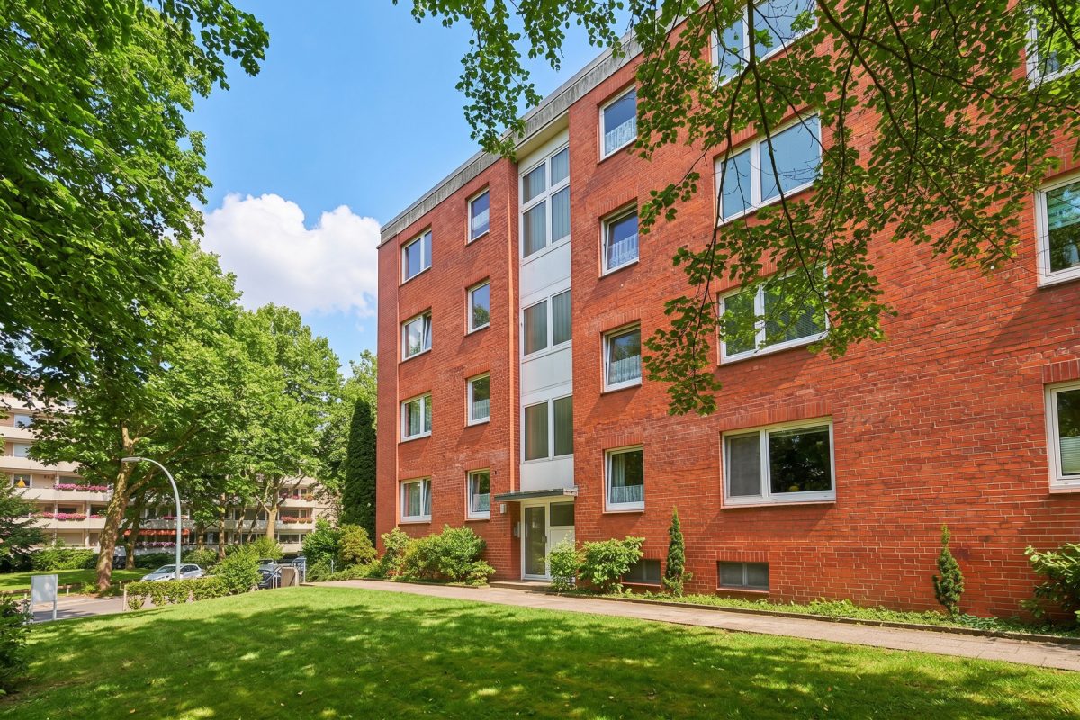 Immobilienangebot - Hamburg / Rahlstedt - Alle - Attraktive 3-Zimmer-Wohnung mit schöner Terrasse sowie Stellplatz