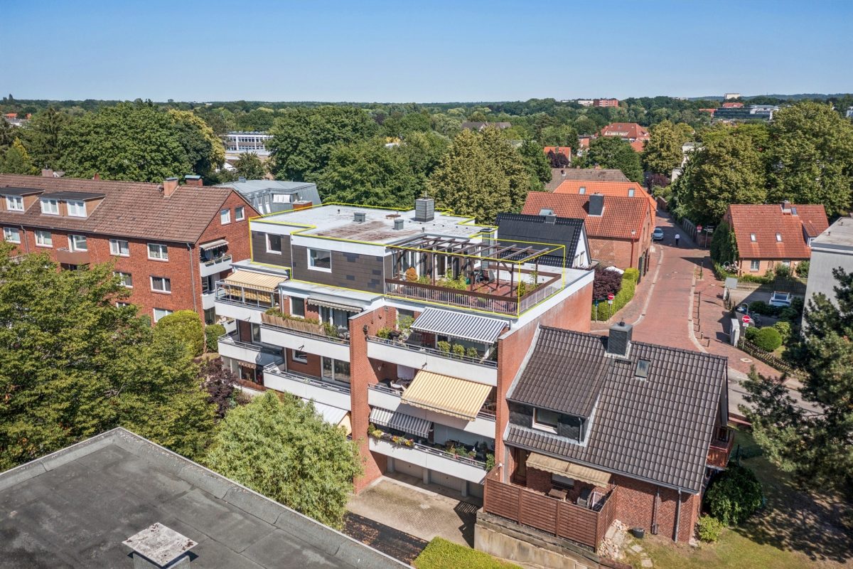 Immobilienangebot - Wedel - Alle - Penthouse mit Weitblick und Dachterrasse: Gestalten Sie Ihr urbanes Unikat in Wedel!