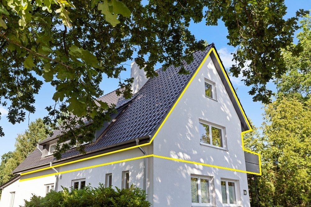 Immobilienangebot - Hamburg / Rahlstedt - Alle - 2015 komplett modernisiert ! Maisonette-Wohnung mit ca. 142 m² Wohnfläche & 2 TG-Stellplätzen
