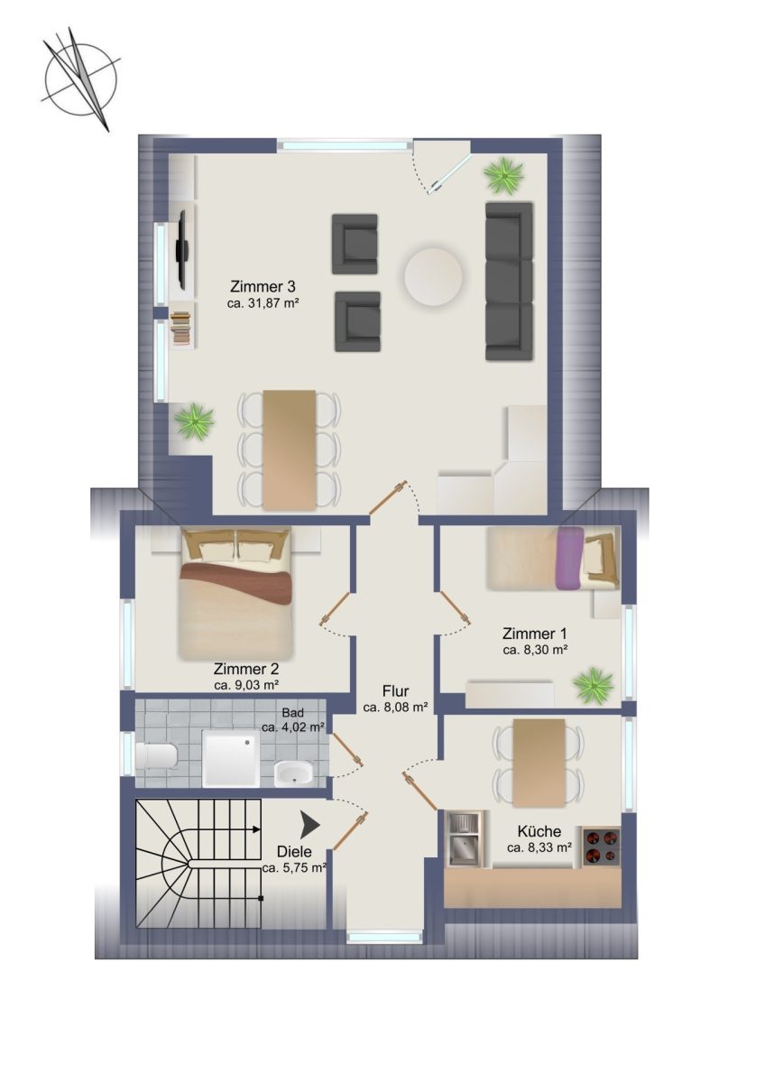 Immobilienangebot - Hamburg / Meiendorf - Alle - Sanierungsobjekt: Zweifamilienhaus im grünen und ruhigen Meiendorf