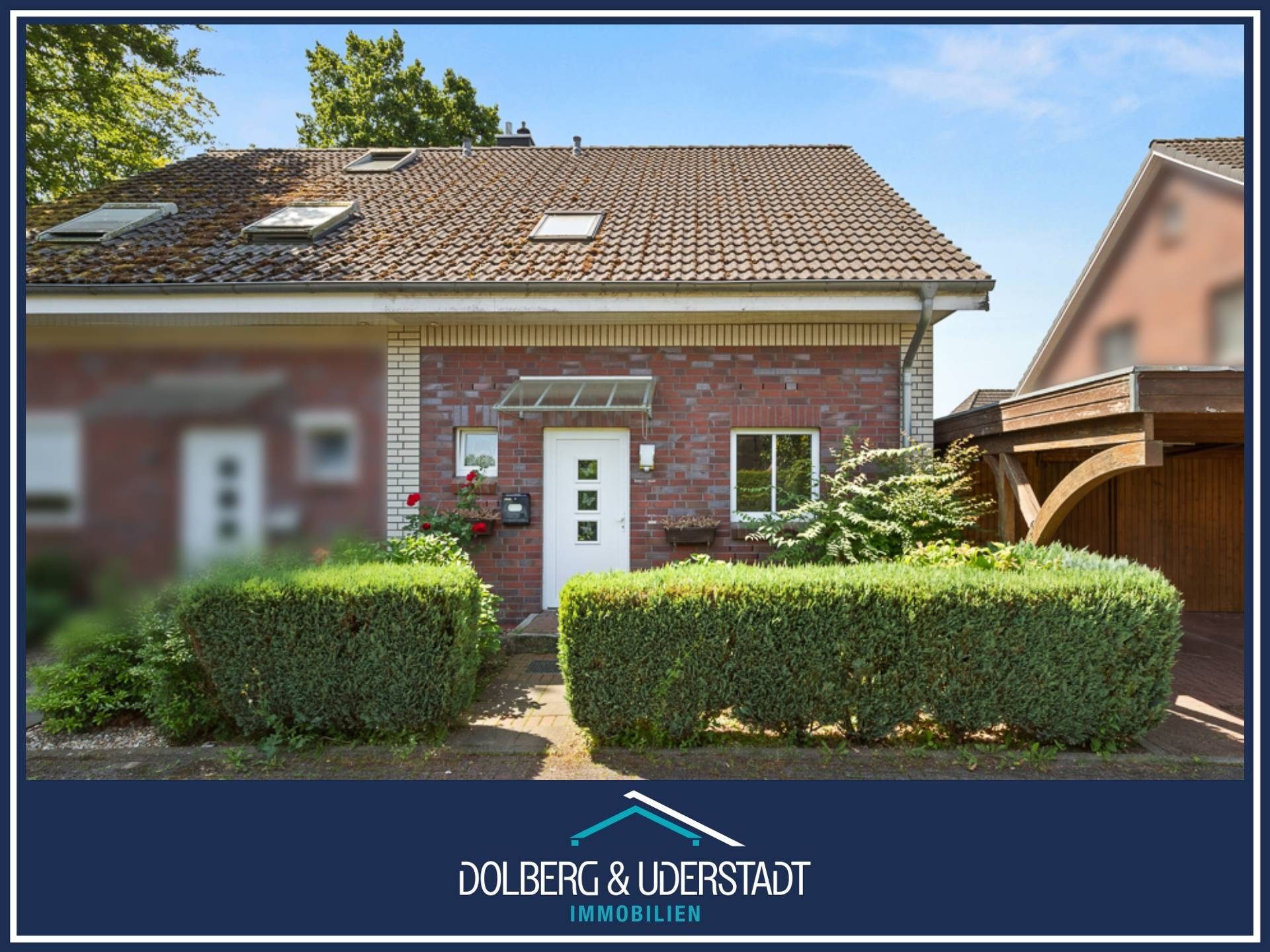 Immobilienangebot - Ammersbek - Alle - Moderne Doppelhaushälfte mit Carport in ruhiger Lage von Ammersbek