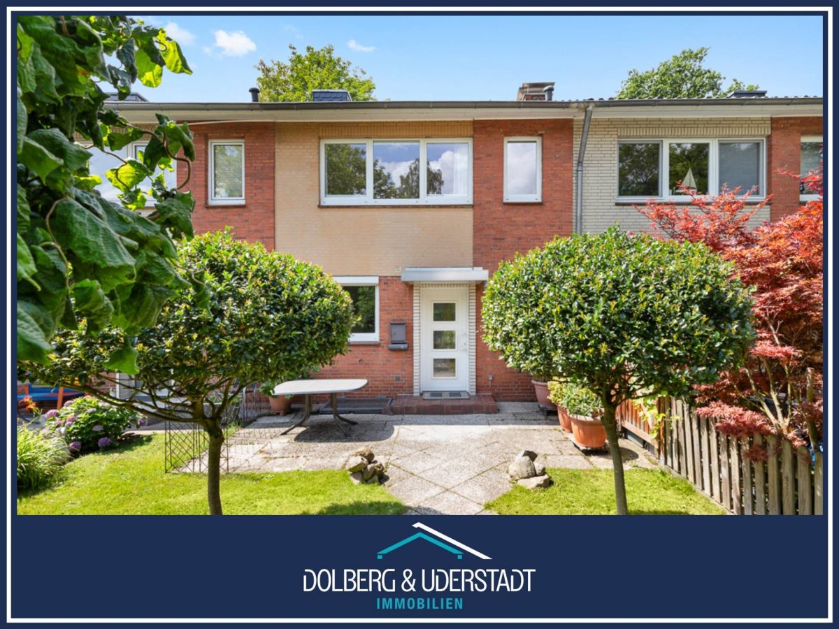 Immobilienangebot - Hamburg / Meiendorf - Alle - WARTELISTE! Reihenhaus mit grünem, liebevoll angelegtem Westgarten und viel Platz zum Wohlfühlen
