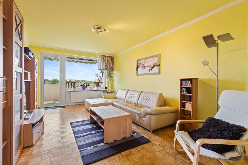 Immobilienangebot - Hamburg / Steilshoop - Alle - NUR NOCH WARTELISTE ! Großzügige 3-Zimmer-Wohnung mit vielen Möglichkeiten & Weitblick ins Grüne