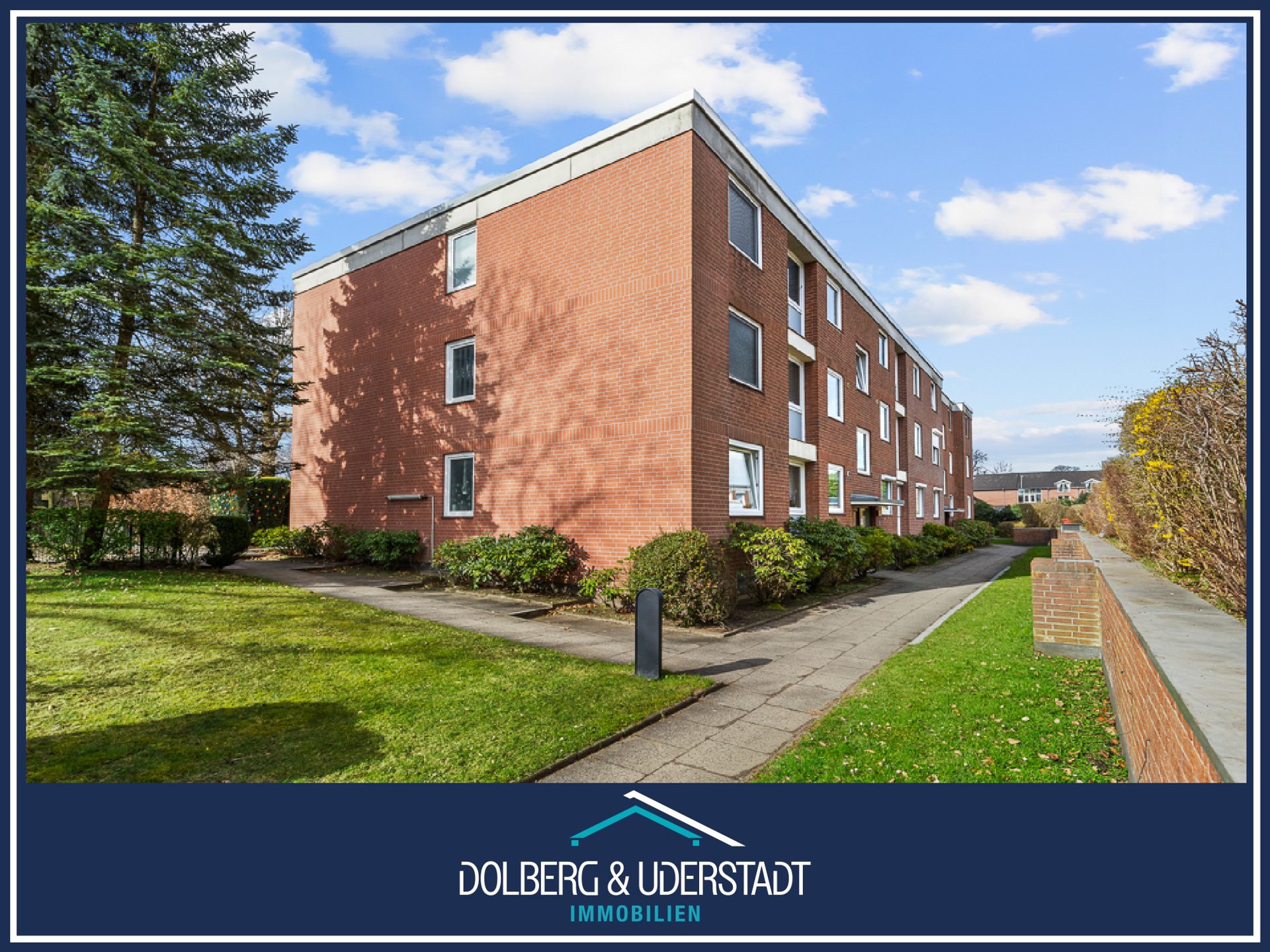 Immobilienangebot - Rellingen - Alle - Raum für eigene Ideen: schön geschnittene Wohnung mit 2,5 Zimmern, Balkon und PKW-Stellplatz