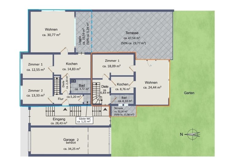 Immobilienangebot - Reinbek - Alle - Zweifamilienhaus mit Einliegerwohnung – modernisiert, renditestark ideal für Eigennutzer und Anleger
