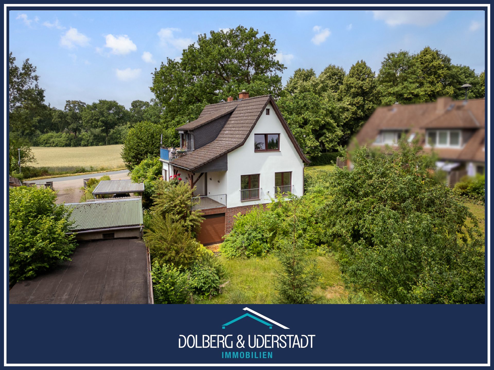 Immobilienangebot - Hoisdorf - Alle - Haus mit Einliegerwohnung, herrlichem Grundstück und viel Potential in ruhiger, naturnaher Lage