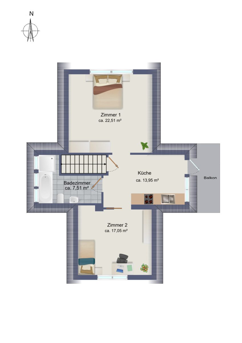 Immobilienangebot - Hoisdorf - Alle - Haus mit Einliegerwohnung, herrlichem Grundstück und viel Potential in ruhiger, naturnaher Lage