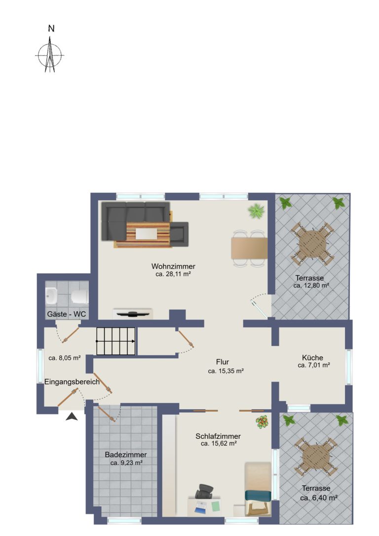 Immobilienangebot - Hoisdorf - Alle - Haus mit Einliegerwohnung, herrlichem Grundstück und viel Potential in ruhiger, naturnaher Lage