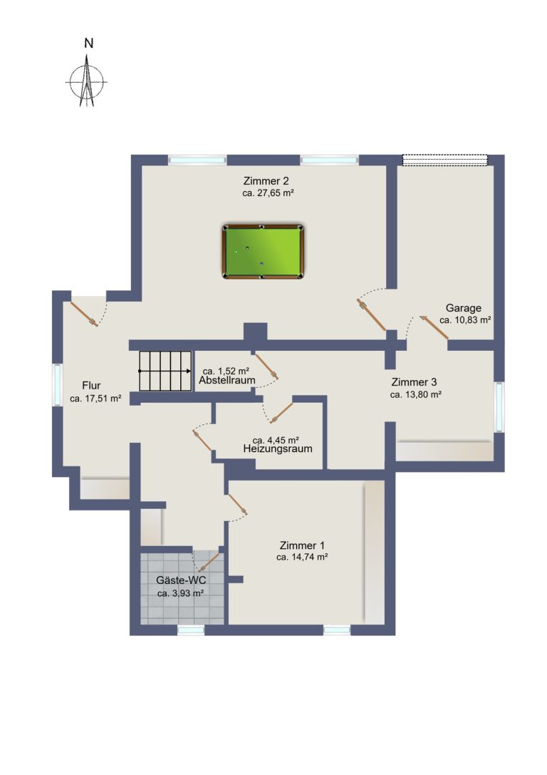 Immobilienangebot - Hoisdorf - Alle - Haus mit Einliegerwohnung, herrlichem Grundstück und viel Potential in ruhiger, naturnaher Lage