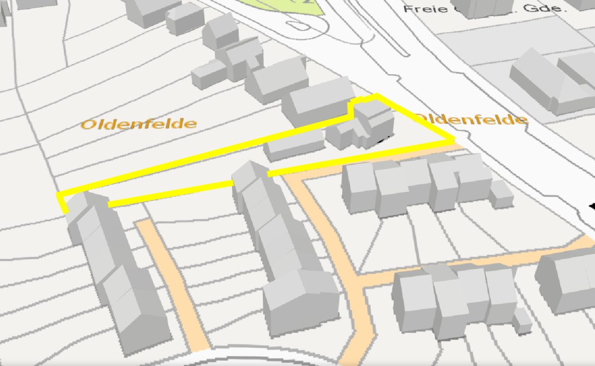 Immobilienangebot - Hamburg / Rahlstedt - Alle - 1239 m² Grundstück für Zweifamilien- oder Doppelhaus, mit Altbestand