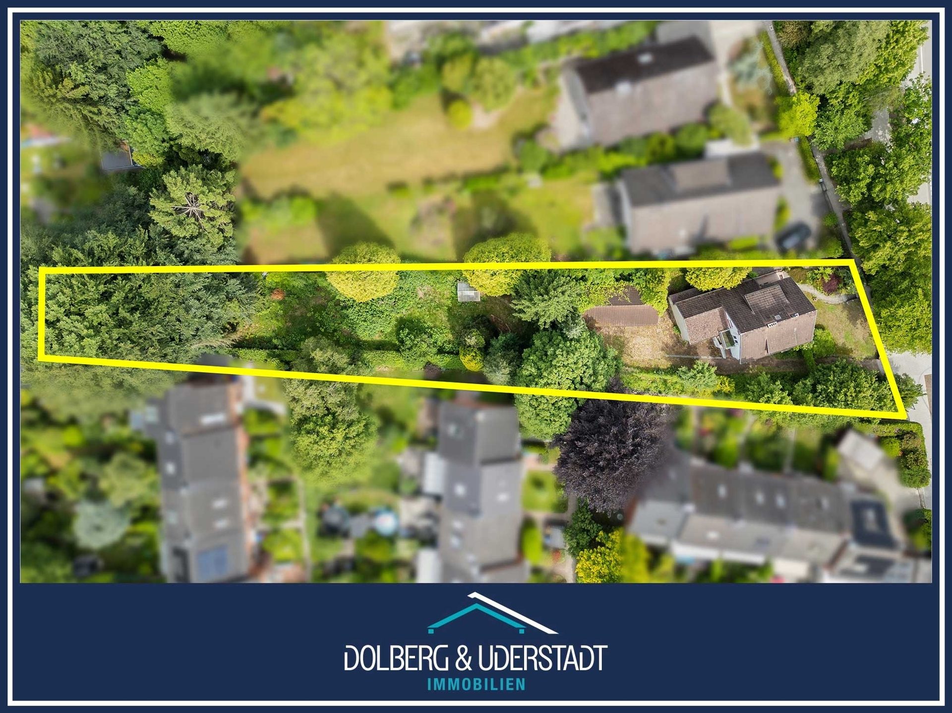Immobilienangebot - Hamburg / Rahlstedt - Alle - 1239 m² Grundstück für Zweifamilien- oder Doppelhaus, mit Altbestand