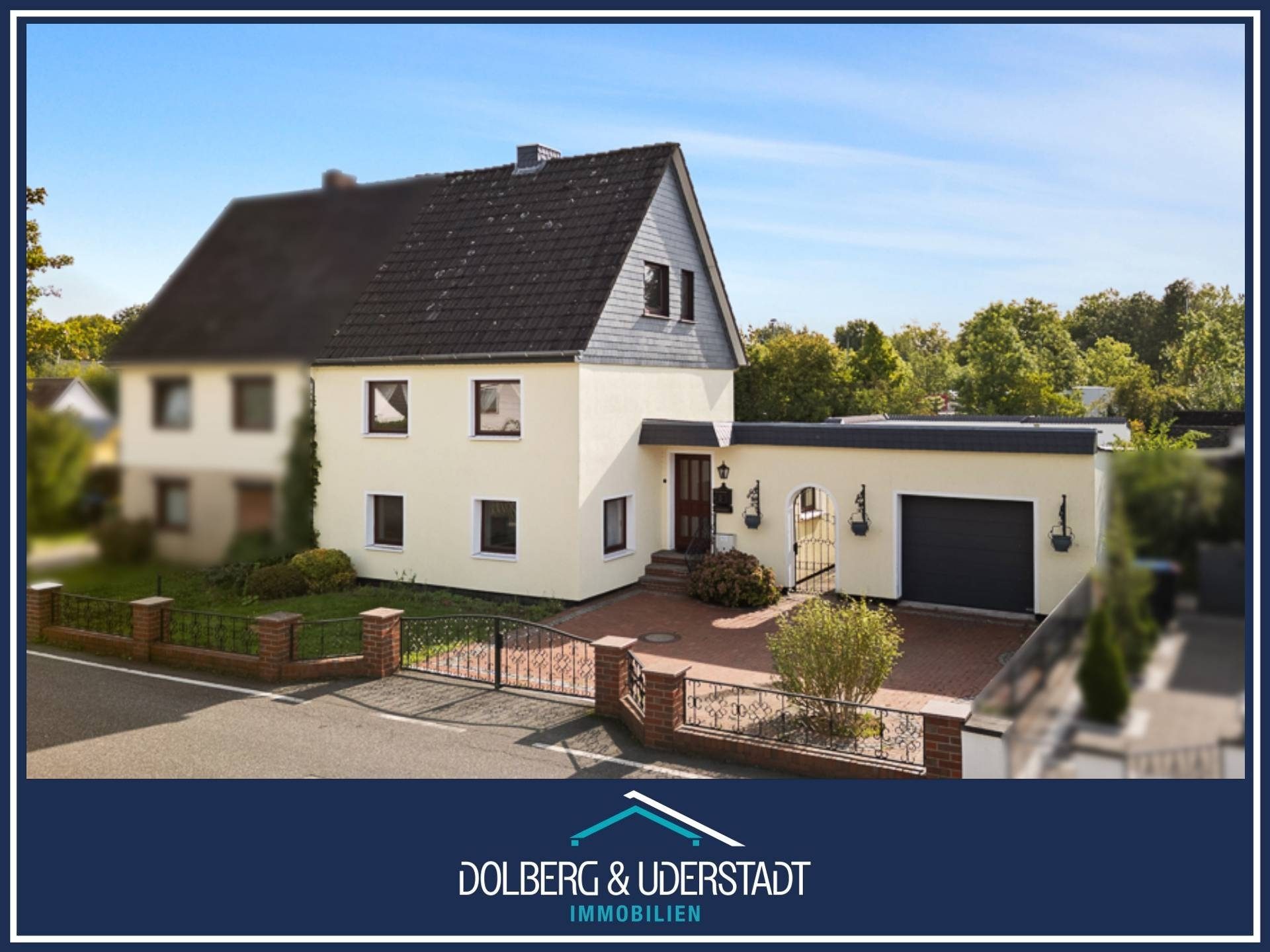 Immobilienangebot - Hamburg / Neuland - Alle - Charaktervolle Doppelhaushälfte mit Traumgarten, Pool und Garage in Harburg