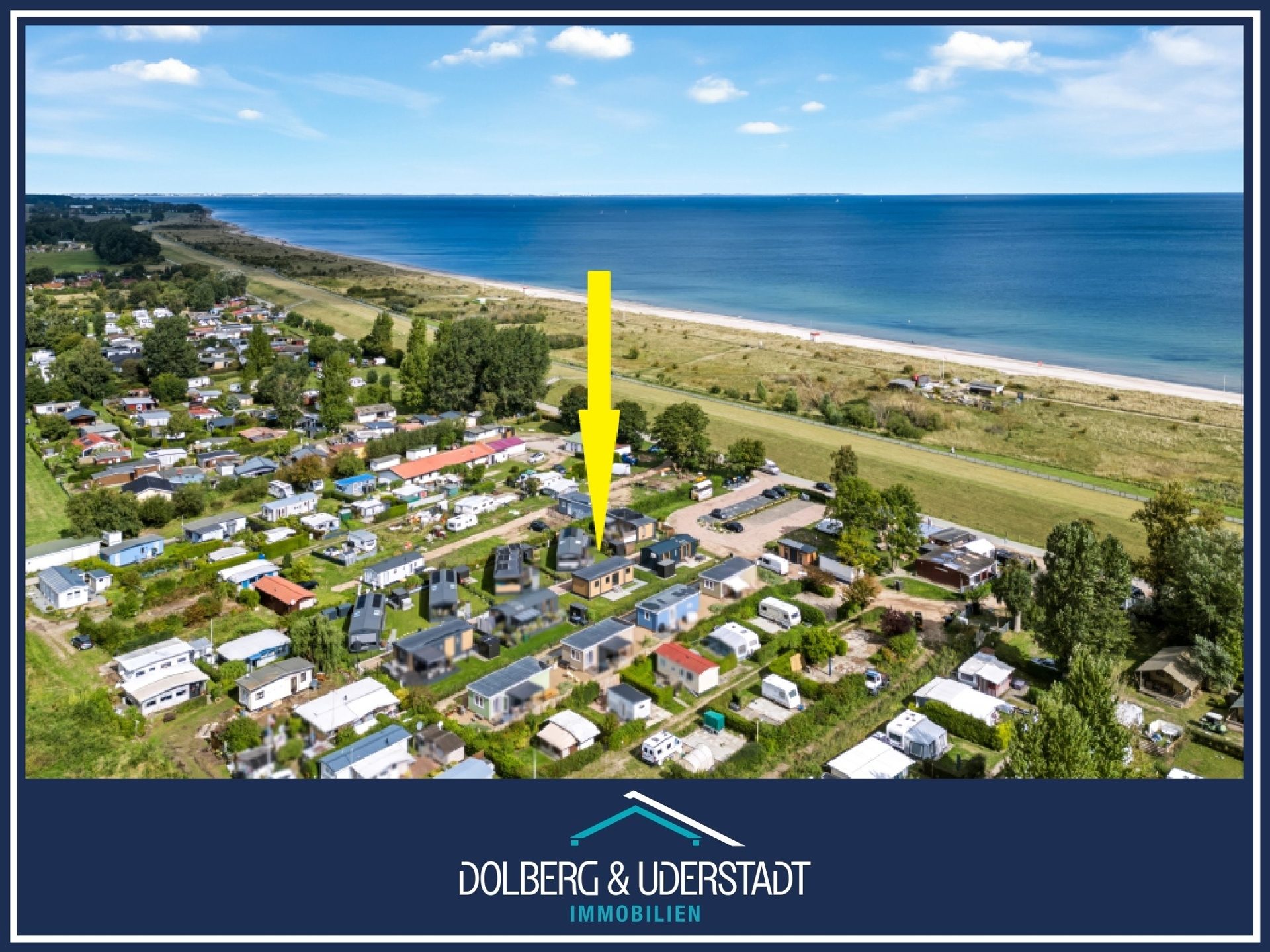 Immobilienangebot - Dahme - Alle - Ostsee-Traumlage in Dahme - Modernes Mobilheim, nur wenige Schritte zum Deich -  Strand und Meer
