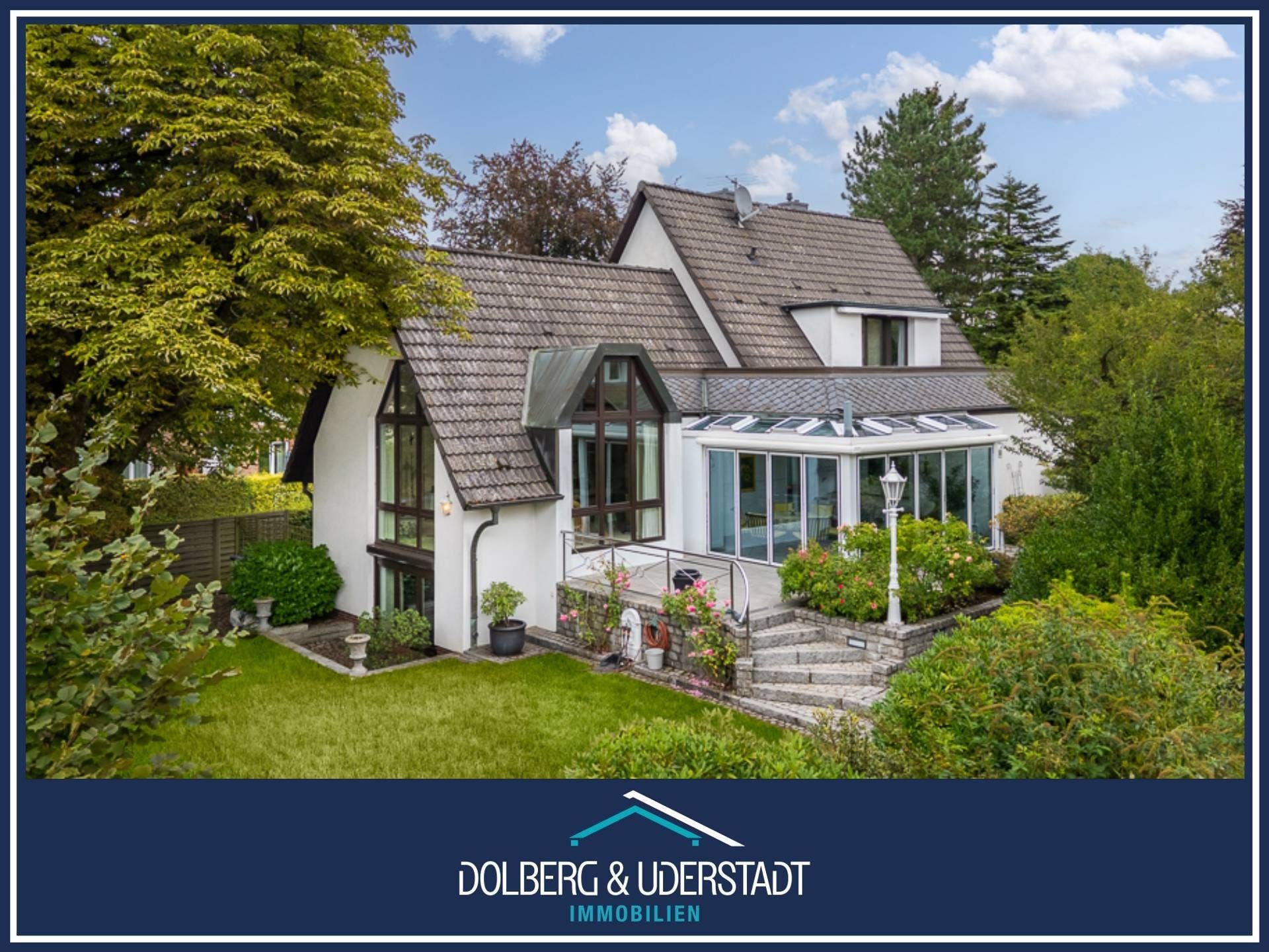 Immobilienangebot - Hamburg / Rahlstedt - Alle - Charaktervolles Einfamilienhaus mit Wintergarten & vielseitigem Souterrain mit viel Platz für die Familie