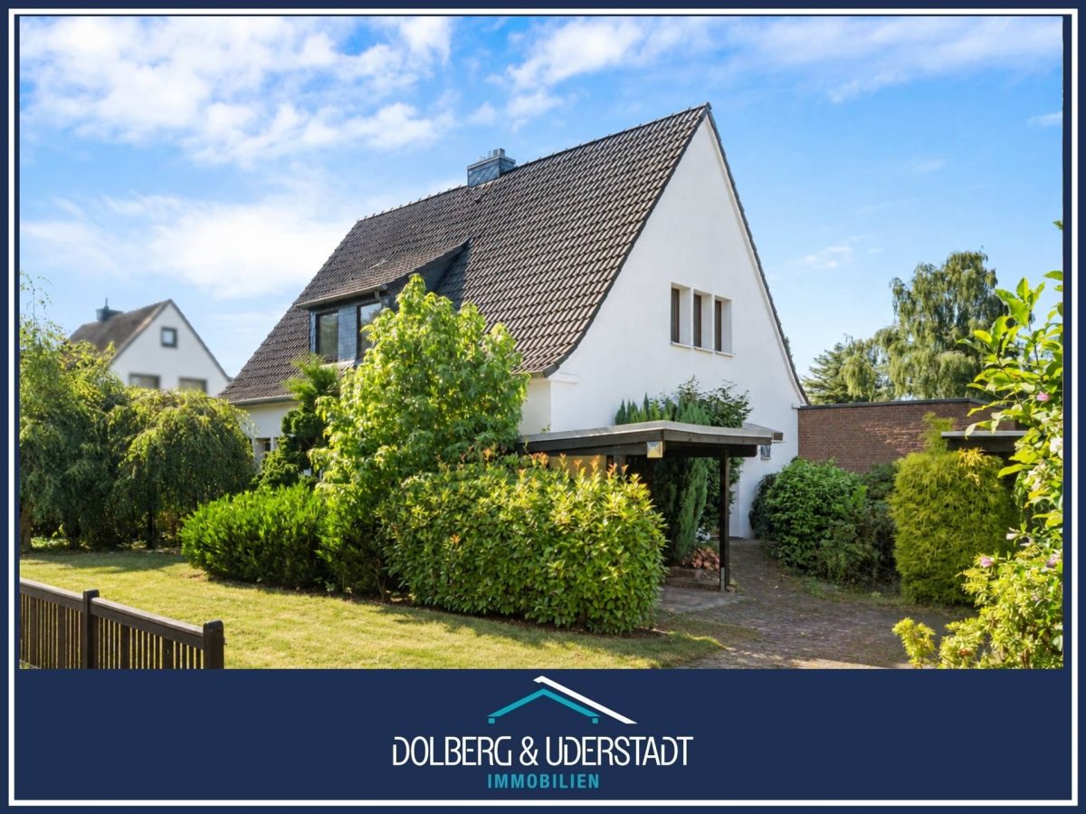 Immobilienangebot - Hamburg / Kirchsteinbek - Alle - Großzügiges Einfamilienhaus mit Gartenidylle und Entwicklungspotenzial