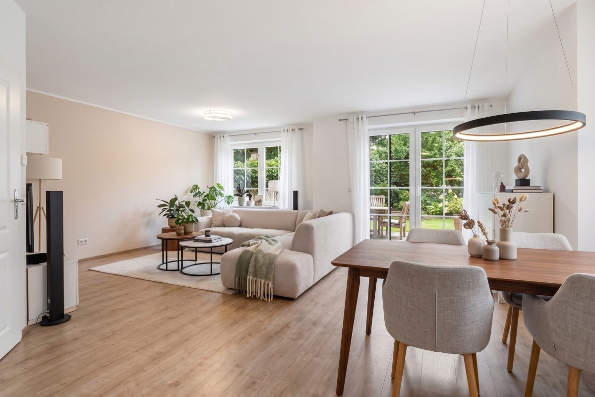Immobilienangebot - Stapelfeld - Alle - Moderne Doppelhaushälfte mit Garten in grüner Randlage von Stapelfeld
