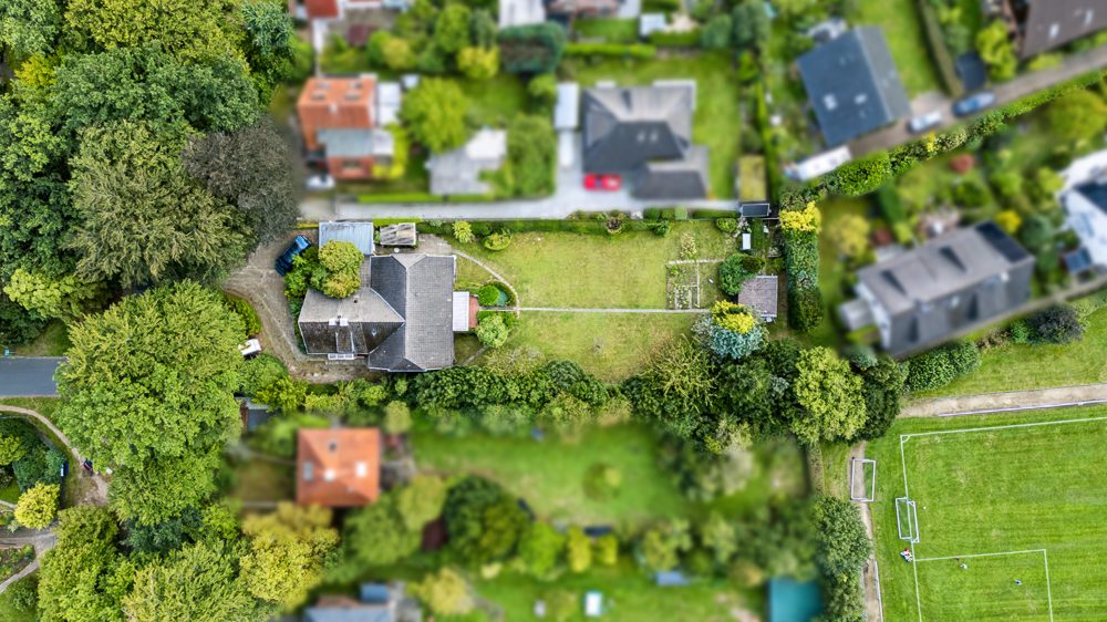 Immobilienangebot - Hamburg / Ohlstedt - Alle - Seltene Gelegenheit! Großes Grundstück mit Doppelhaus und zusätzlichem Baupotenzial